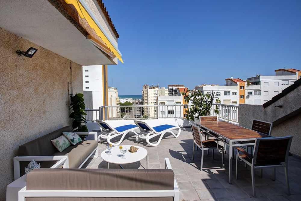 Playa de Gandia Atico Terrazas Playa Gandia 아파트 외부 사진